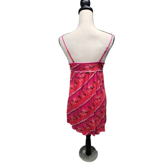 Y2K Energie Babydoll Floral Slip Dress Sz M Dark Bloomcore Fairy Grunge. - Picture 3 of 7